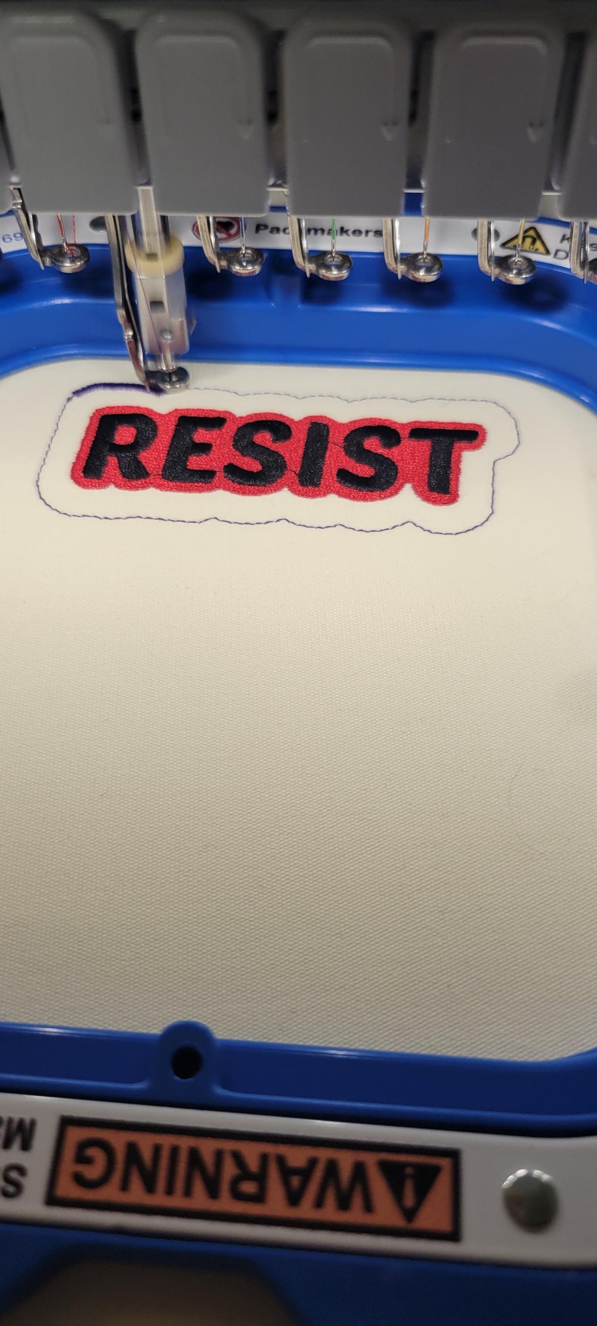 RESIST Rainbow Embroidered Patch | Protest & Activism Iron-On / Sew-On Patch